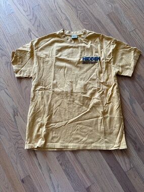 Graphic Short-Sleeve T-Shirt in Mustard